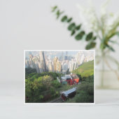 hongkong piek tram briefkaart (Staand voorkant)