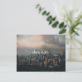 Hongkong reispostkaart briefkaart (Staand voorkant)