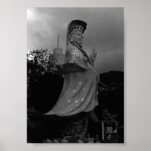 Hongkong Repulse Bay Kwun Yam Statue Poster