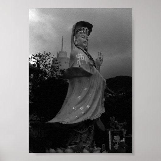 Hongkong Repulse Bay Kwun Yam Statue Poster (Voorkant)