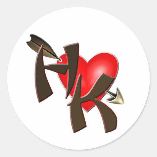 Hongkong Ronde Sticker (Voorkant)