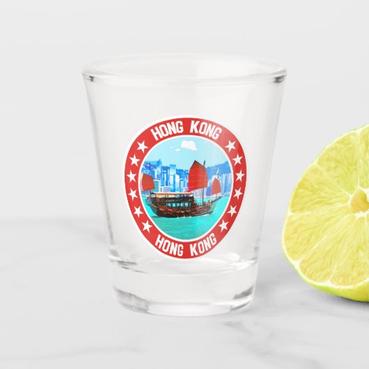 Hongkong Shot Glas (Voorkant)