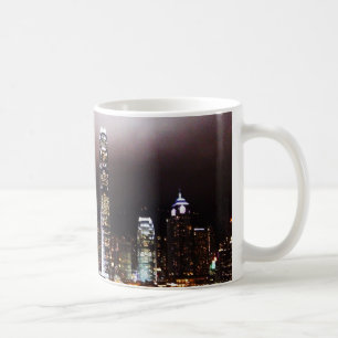 Hongkong skyline-mok koffiemok