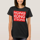 Hongkong Sterke steun HK Free Hong Kong Protest T-shirt (Voorkant)
