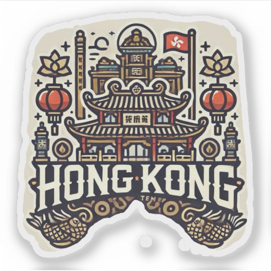 Hongkong Sticker (Voorkant)