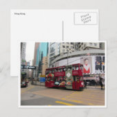 hongkong tram briefkaart (Voorkant / Achterkant)