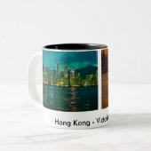 Hongkong Tweekleurige Koffiemok (Voorkant links)