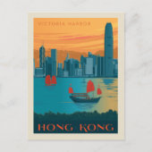 Hongkong | Victoria Harbour Briefkaart (Voorkant)