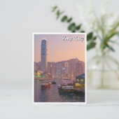 Hongkong Victoria Harbour Reizen Briefkaart (Staand voorkant)