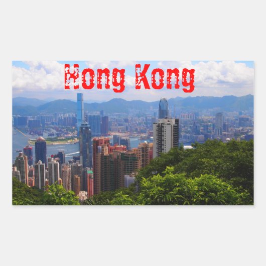 Hongkong - Victoria Peak Sticker (Voorkant)