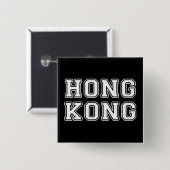 Hongkong Vierkante Button 5,1 Cm (Voorkant /achterkant)