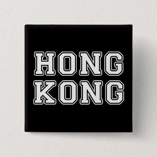 Hongkong Vierkante Button 5,1 Cm (Voorkant)