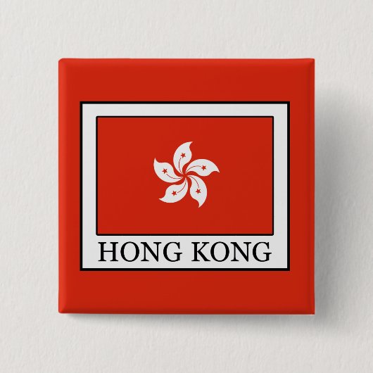 Hongkong Vierkante Button 5,1 Cm (Voorkant)