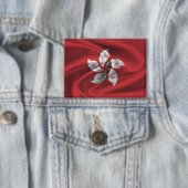 Hongkong Vlag Knop Button (Insitu)