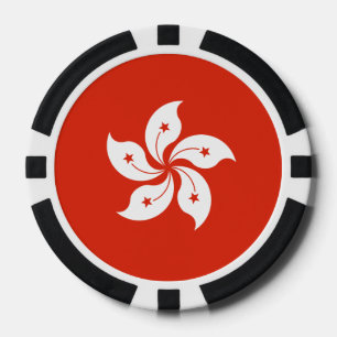 Hongkong Vlag Poker Chips