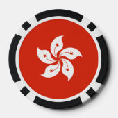 Hongkong Vlag Poker Chips (Achterkant)