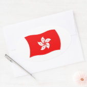 Hongkong Vlag Sticker (Envelop)