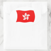 Hongkong Vlag Sticker (Tas)