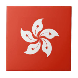 Hongkong Vlag Tegeltje