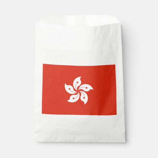 Hongkongse vlag bedankzakje (Voorkant)