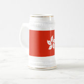Hongkongse vlag bierpul (Voorkant links)
