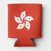 Hongkongse vlag blikjeskoeler (Voorkant)