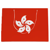 Hongkongse vlag groot cadeauzakje (Voorkant)