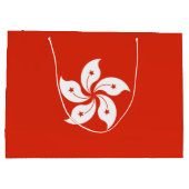 Hongkongse vlag groot cadeauzakje (Achterkant)