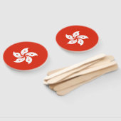 Hongkongse vlag handwaaier (Niet-gemonteerd)