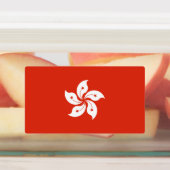 Hongkongse vlag labels (Aangebracht)