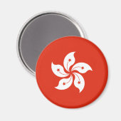 Hongkongse vlag magneet (Voorkant / Achterkant)