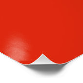 Hongkongse vlag perfect poster (Hoek)