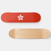 Hongkongse vlag persoonlijk skateboard (Horizontaal)