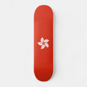 Hongkongse vlag persoonlijk skateboard (Voorkant)