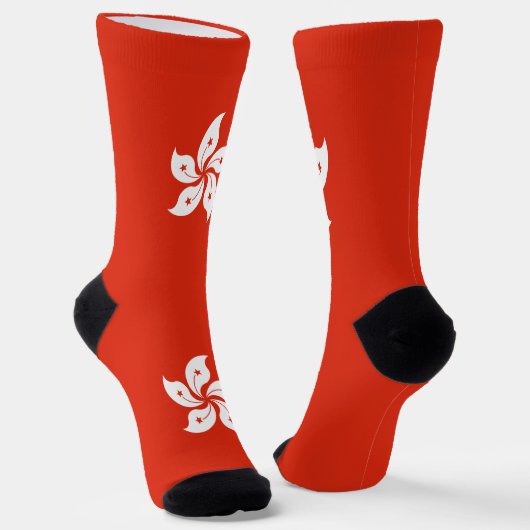 Hongkongse vlag sokken (Gebogen)