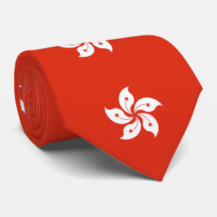 Hongkongse vlag stropdas