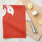 Hongkongse vlag theedoek (Quarter Fold)