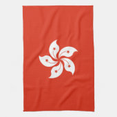 Hongkongse vlag theedoek (Verticaal)
