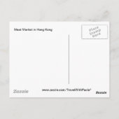 Hongkongvleesmarkt Briefkaart (Achterkant)