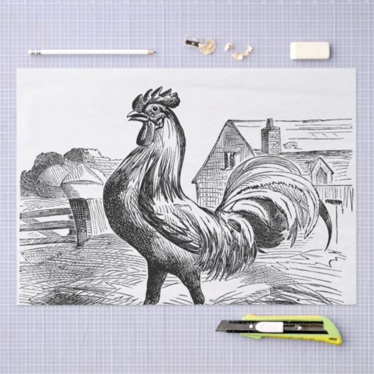  hongpartij in Cute Country Tissuepapier (Craft)