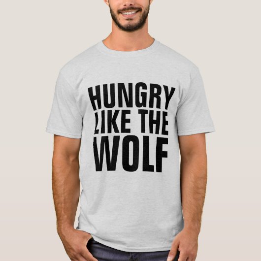 HONGRY ZOALS DE WOLF  T-shirts (Voorkant)
