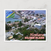 Honiara - Uitzicht vanuit de lucht - Salomonseilan Briefkaart (Voorkant)
