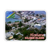 Honiara - Uitzicht vanuit de lucht - Salomonseilan Magneet (Horizontaal)