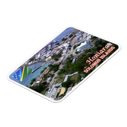 Honiara - Uitzicht vanuit de lucht - Salomonseilan Magneet (Linkerzijde)