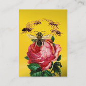 HONIEBE, BEEKEEPER BROEIENDE ZEEMONOGRAM VISITEKAARTJE (Achterkant)