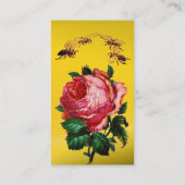 HONIEBE, BEEKEEPER BROEIENDE ZEEMONOGRAM VISITEKAARTJE (Achterkant)