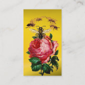 HONIEBE, BEEKEEPER BROEIENDE ZEEMONOGRAM VISITEKAARTJE (Achterkant)