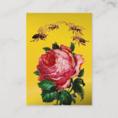 HONIEBE, BEEKEEPER BROEIENDE ZEEMONOGRAM VISITEKAARTJE (Achterkant)