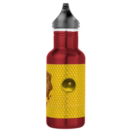 HONIEBE, BEEKEEPER, WAX SEAL MONOGRAM WATERFLES  (Rechts)