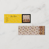 HONIEBEDING, BEEKEEPER APIRIST MINI VISITEKAARTJE (Voorkant / Achterkant)